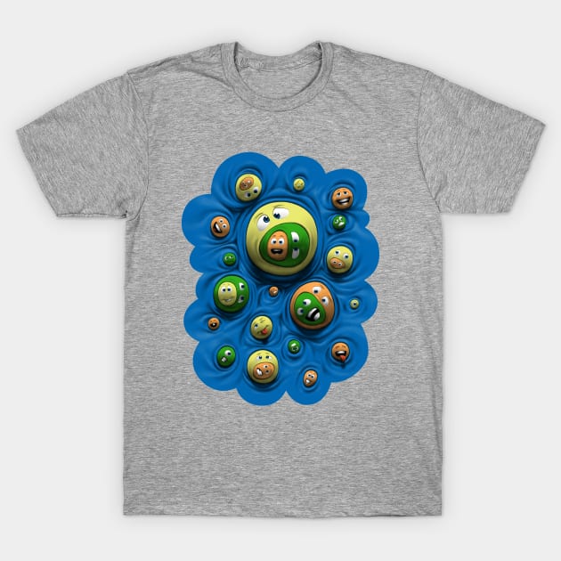 Emoticontagious T-Shirt by BenHartnett